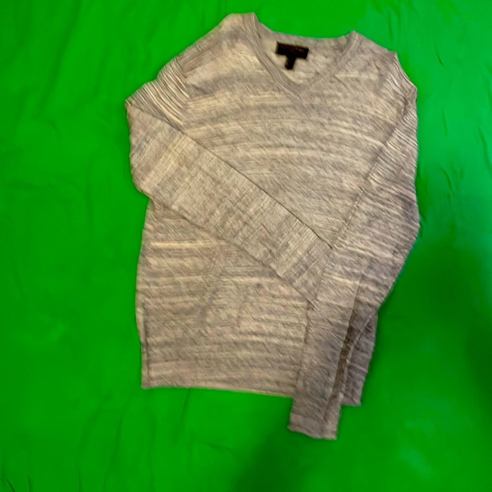 Banan Republic luxe sweater gray small